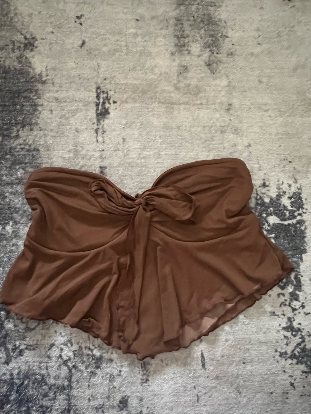 SHEIN Brown Women’s Strapless Top